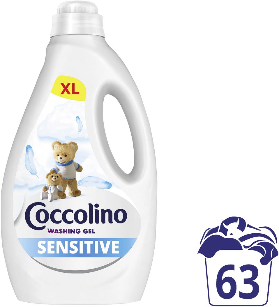 COCCOLINO Sensitive 2,52 l (63 mosadz)