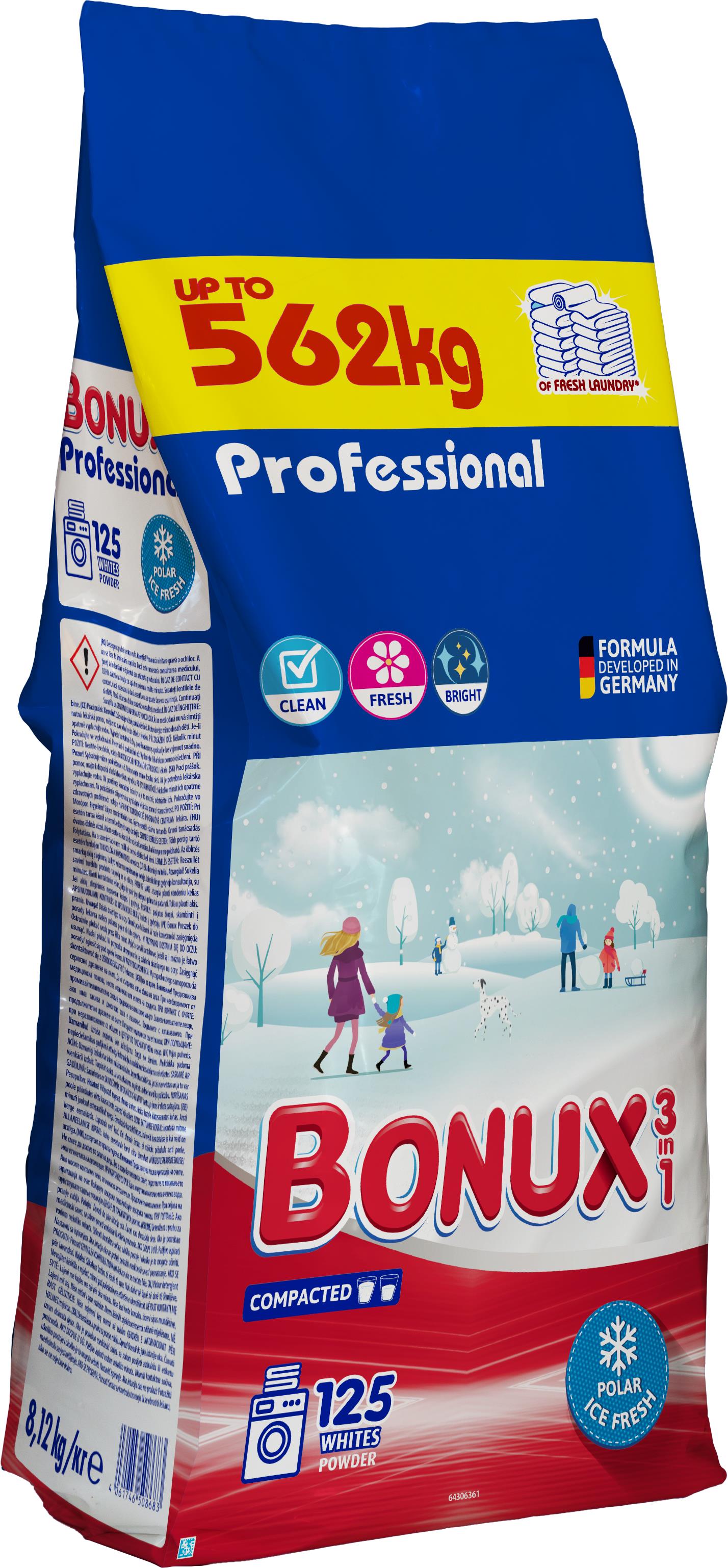BONUX Professional Ice Fresh 8,12 kg (125 praní)