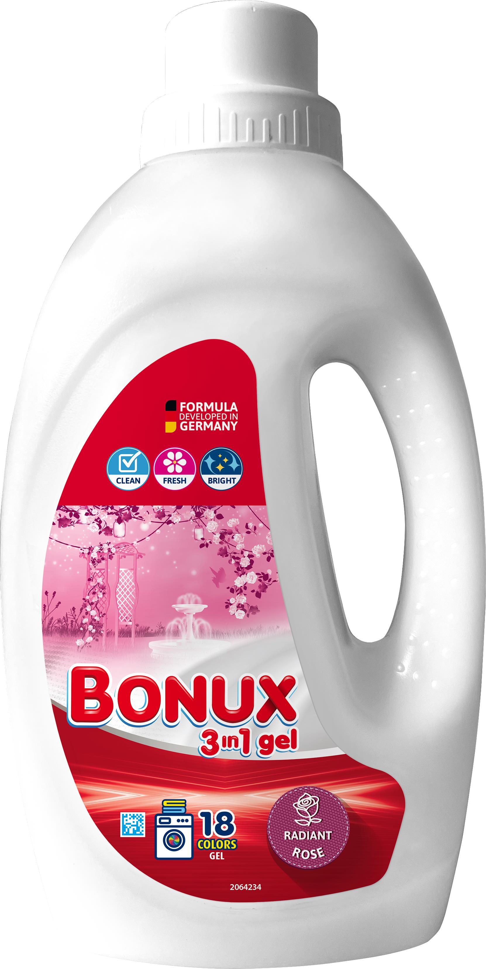 BONUX Radiant Rose 0,9 l (18 praní)