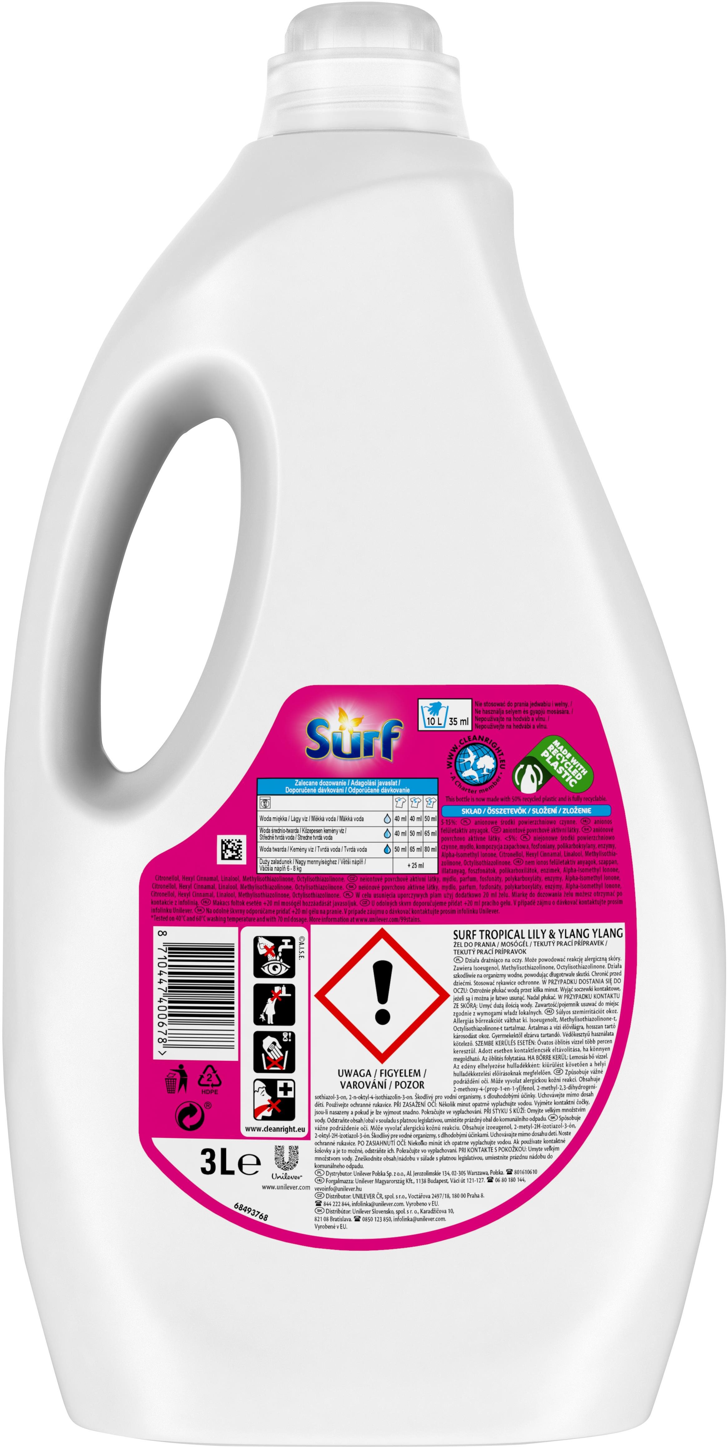 SURF Tropical, 3× 3 l (180 praní)