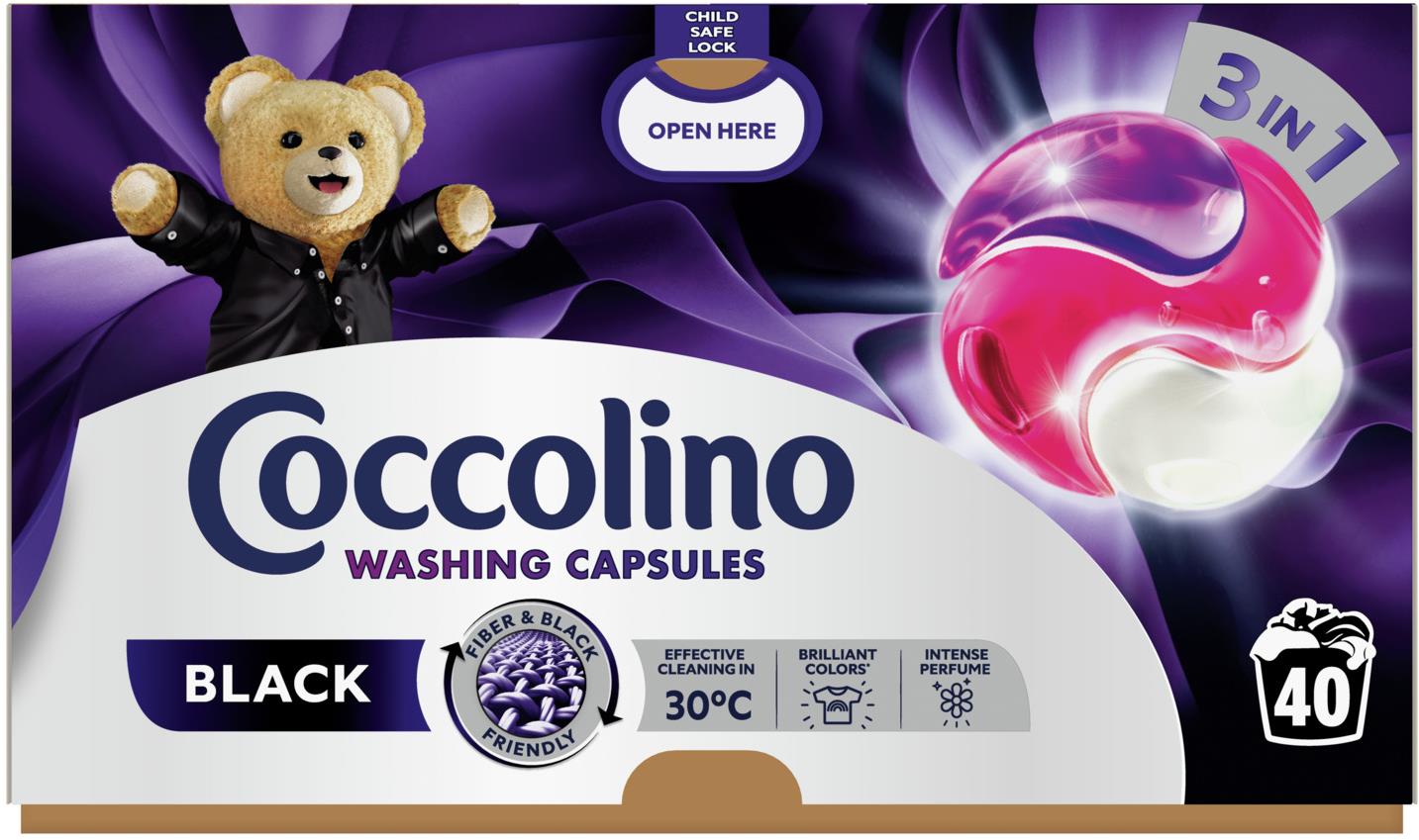 COCCOLINO Black, 40 ks