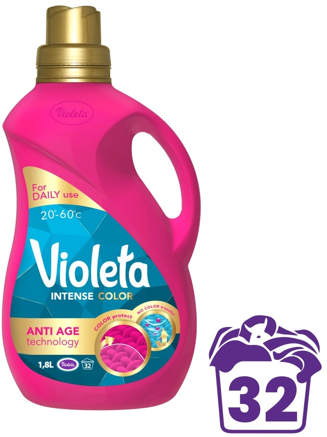 VIOLETA Intense Color 1,8 l (32 praní)