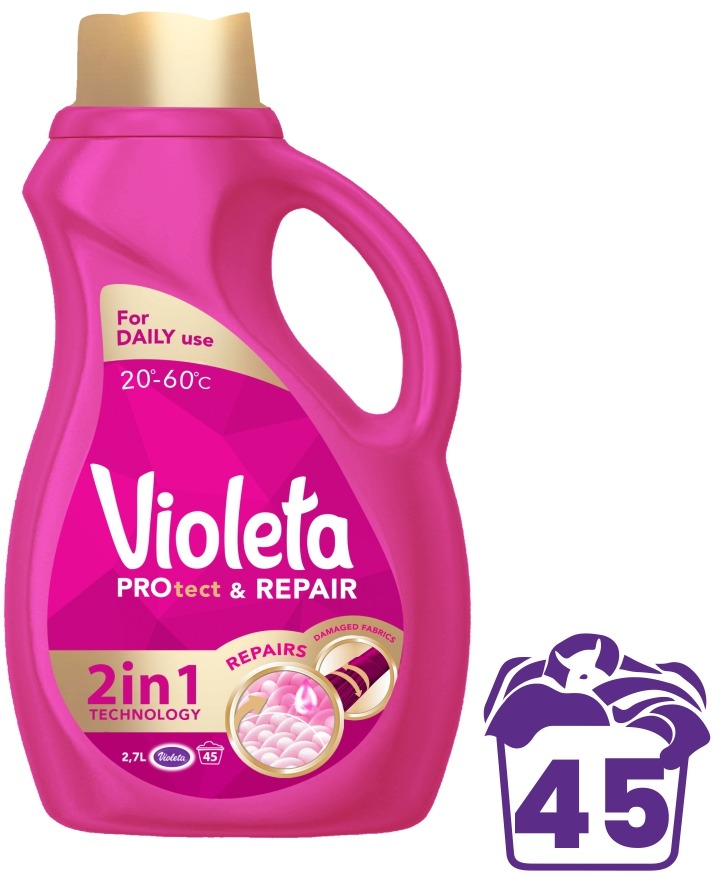 VIOLETA Intense Blushing Bloom 2,7 l (49 praní)