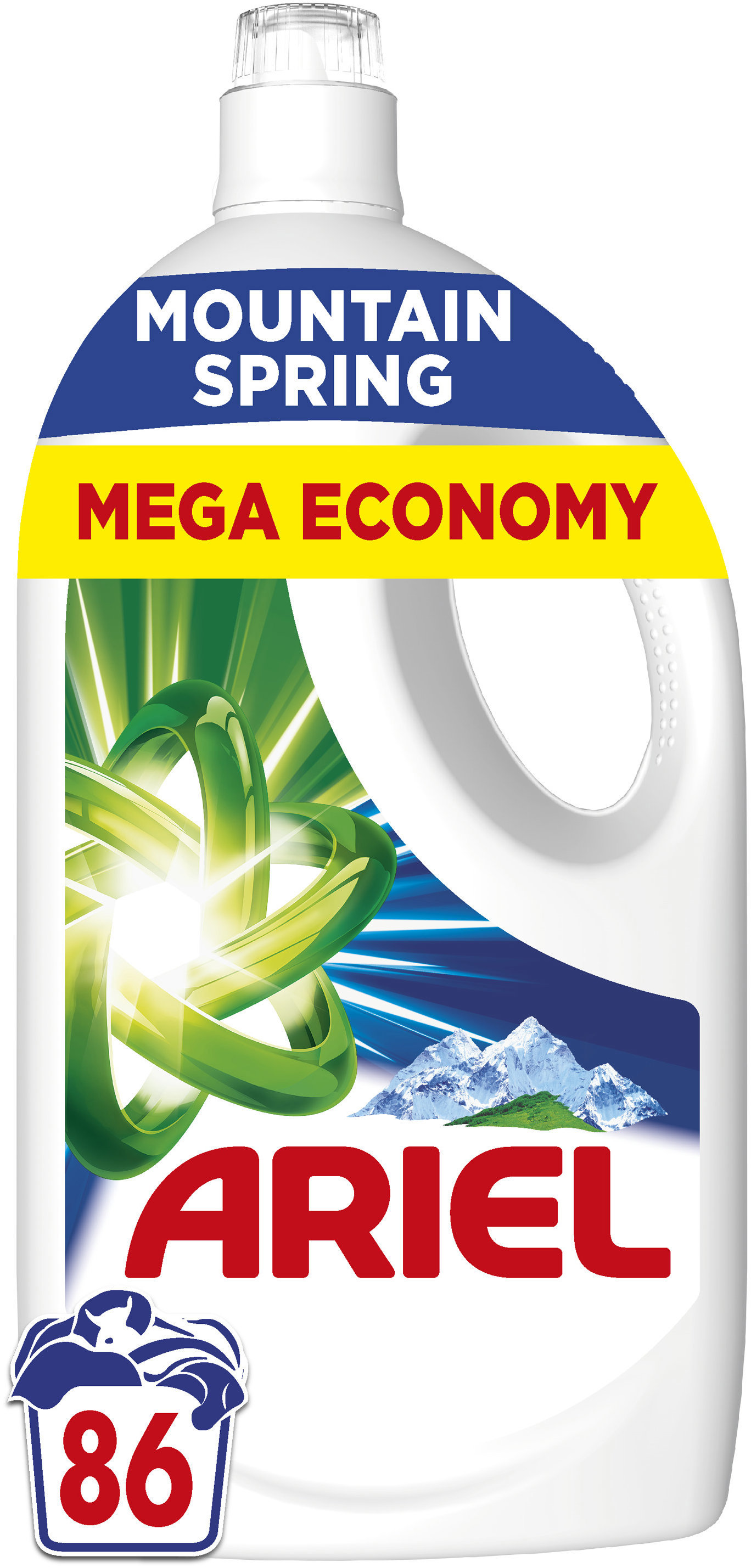 ARIEL Mountain Spring 3,87 l (86 praní)