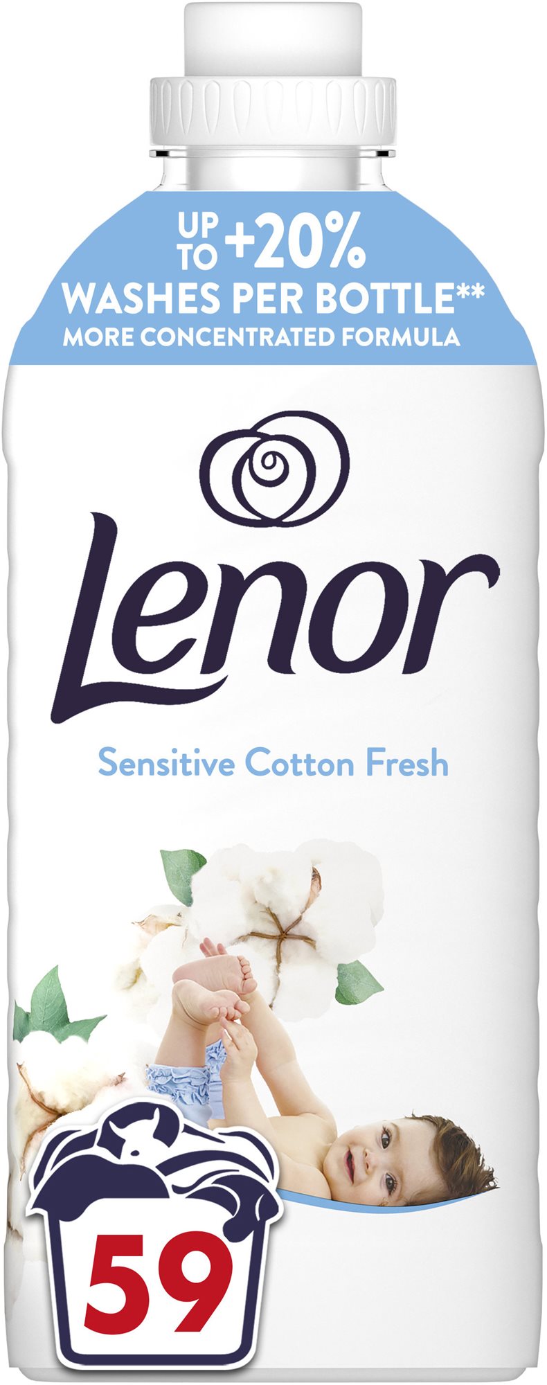 LENOR Sensitive Cotton Fresh 1,239 l (59 praní)