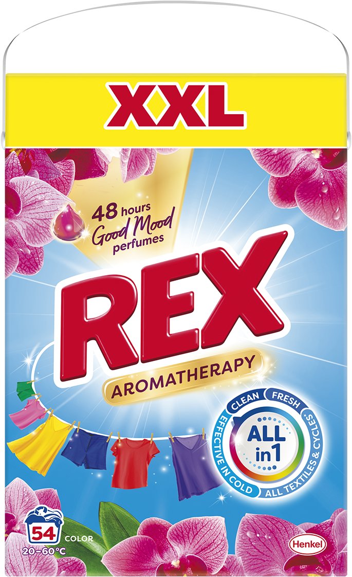 REX Aromatherapy Orchid Color Box 2,97 kg (54 praní)