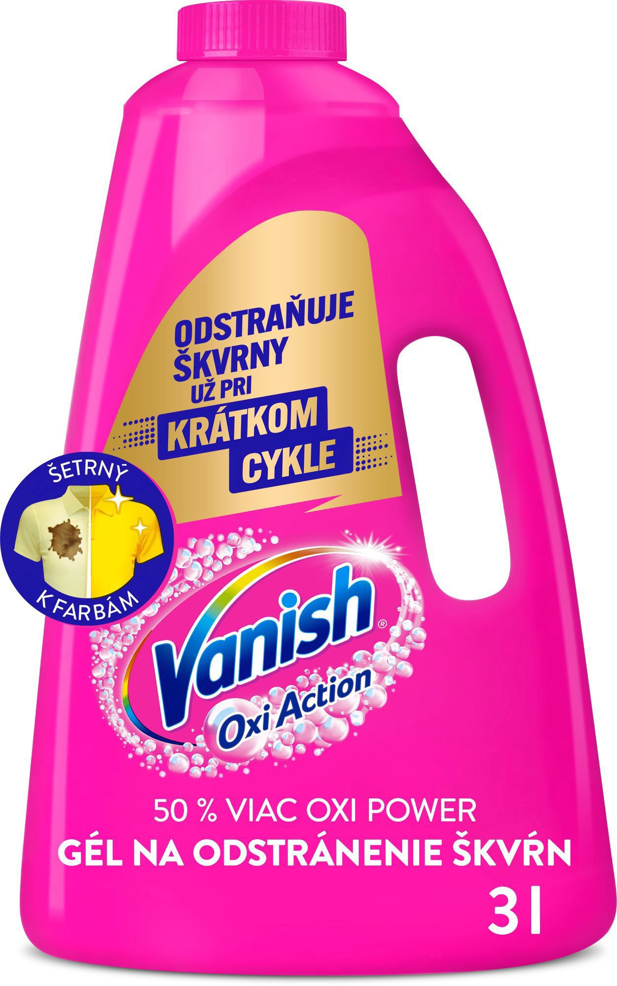 VANISH Oxi Action gélový odstraňovač škvŕn 3 l