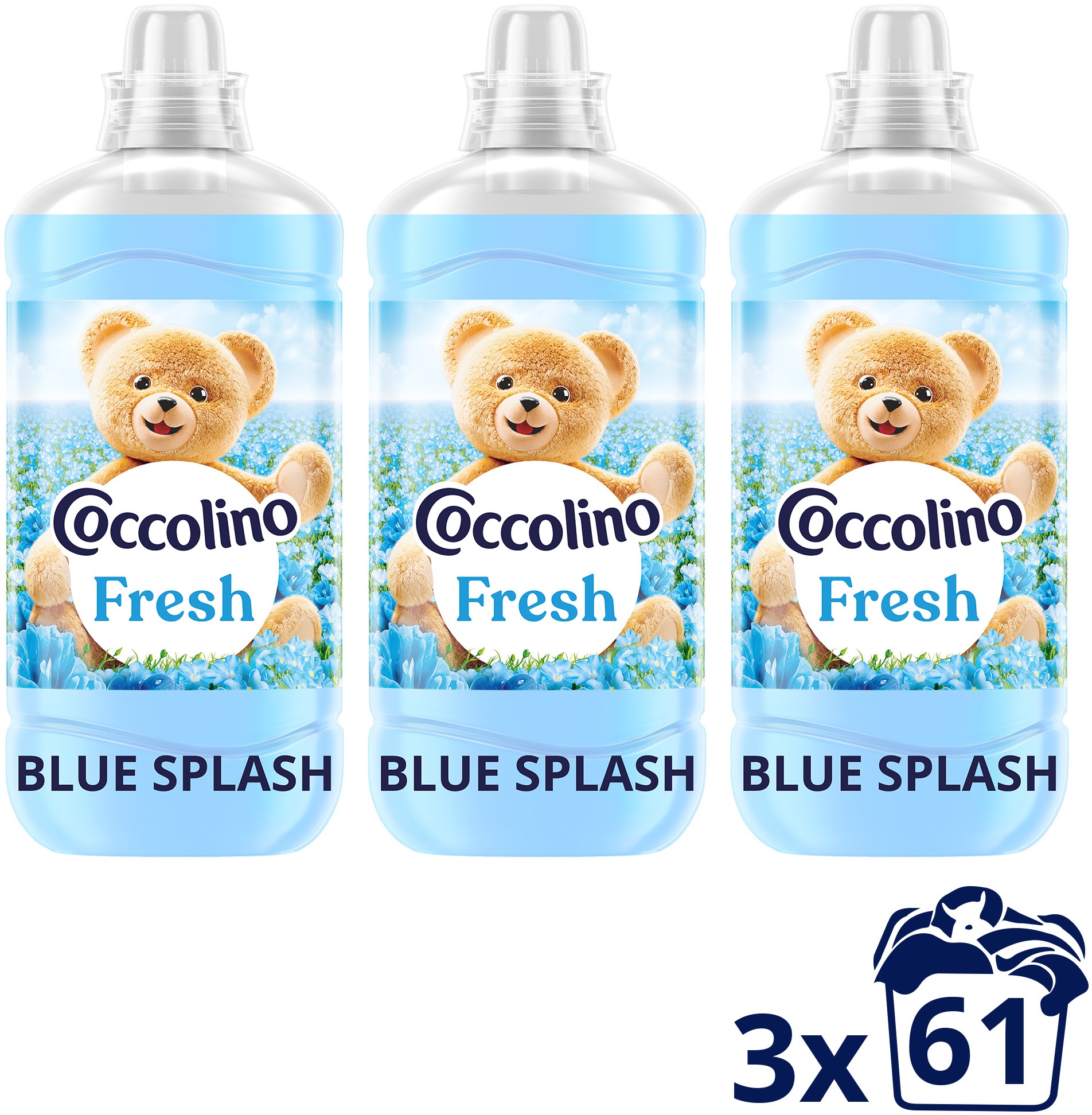 COCCOLINO Fresh Blue Splash 3× 1,403 l (61 praní)