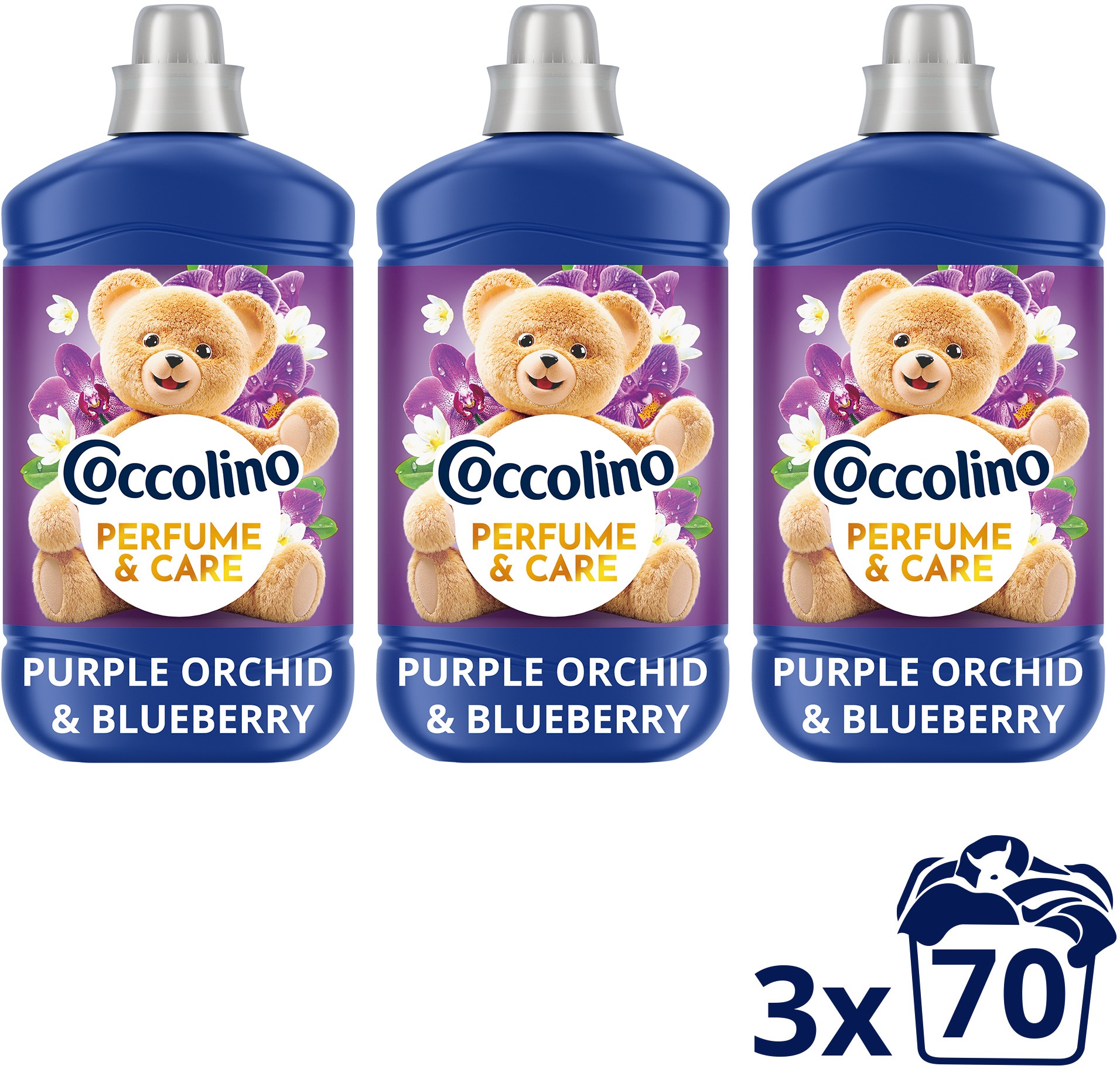COCCOLINO Purple Orchid & Blueberry 3× 1,610 l (70 praní)