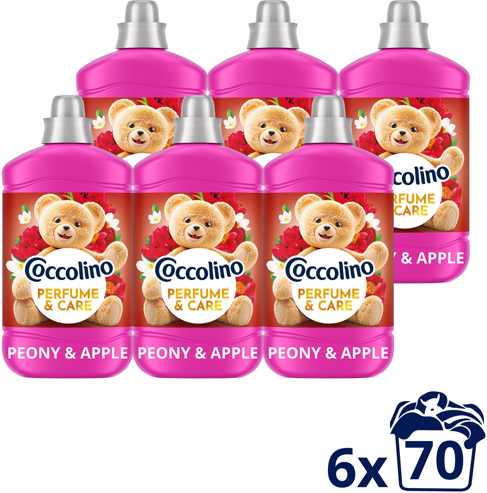 COCCOLINO Peóny & Apple 6× 1,610 l (70 praní)