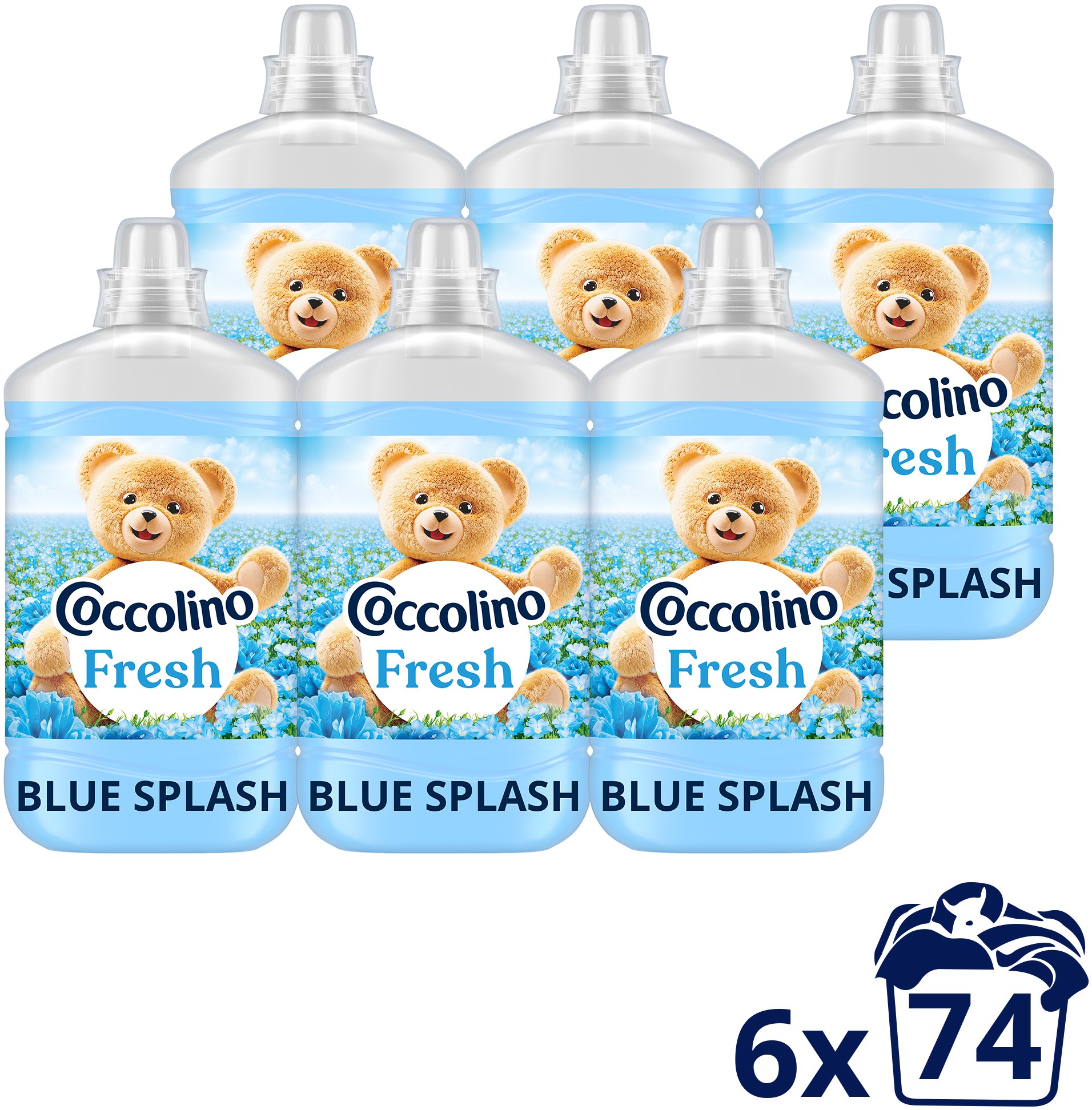 COCCOLINO Fresh Blue Splash 6× 1,702 (74 praní)