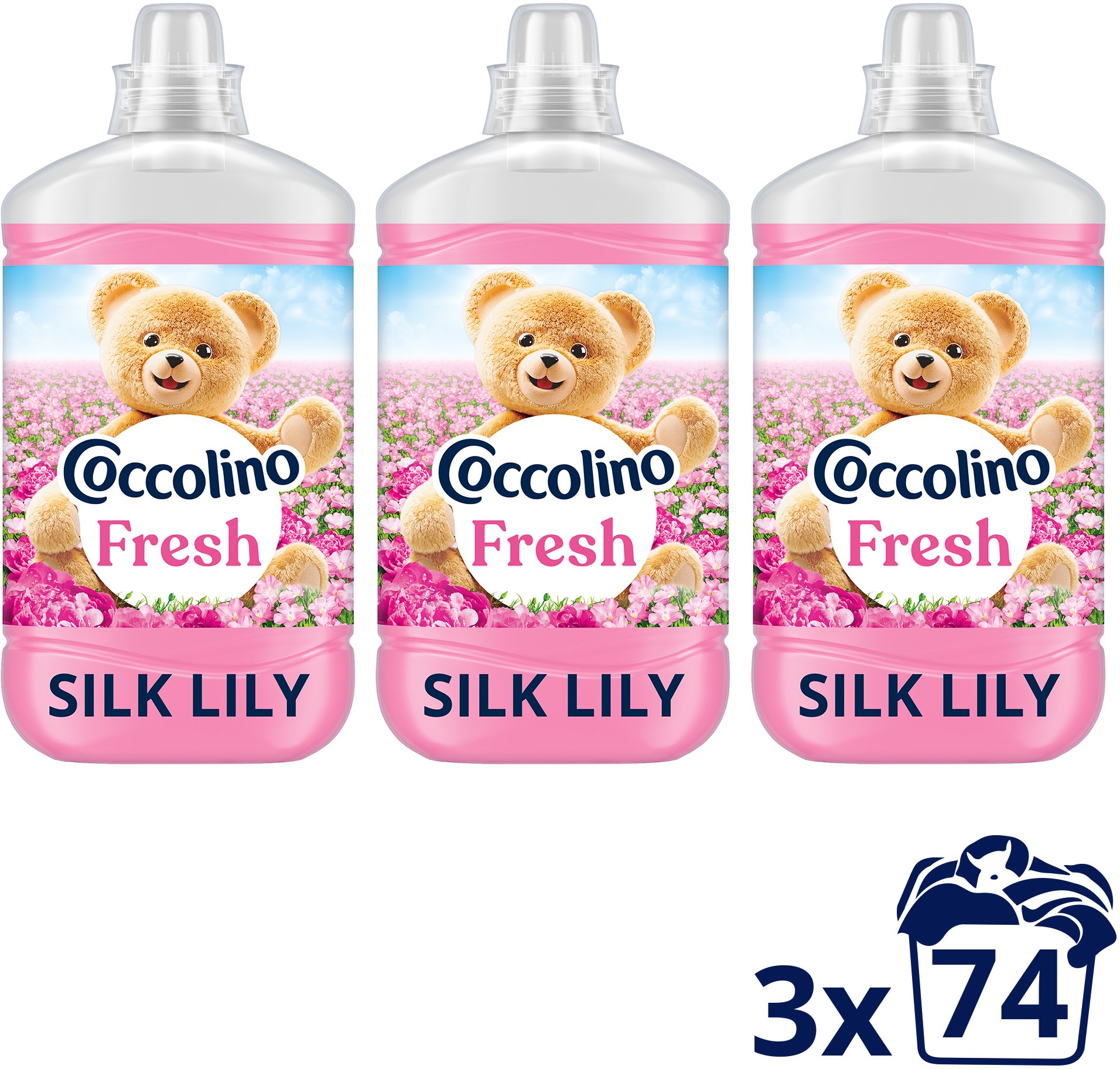 COCCOLINO Fresh Silk Lily 3× 1,702 (74 praní)