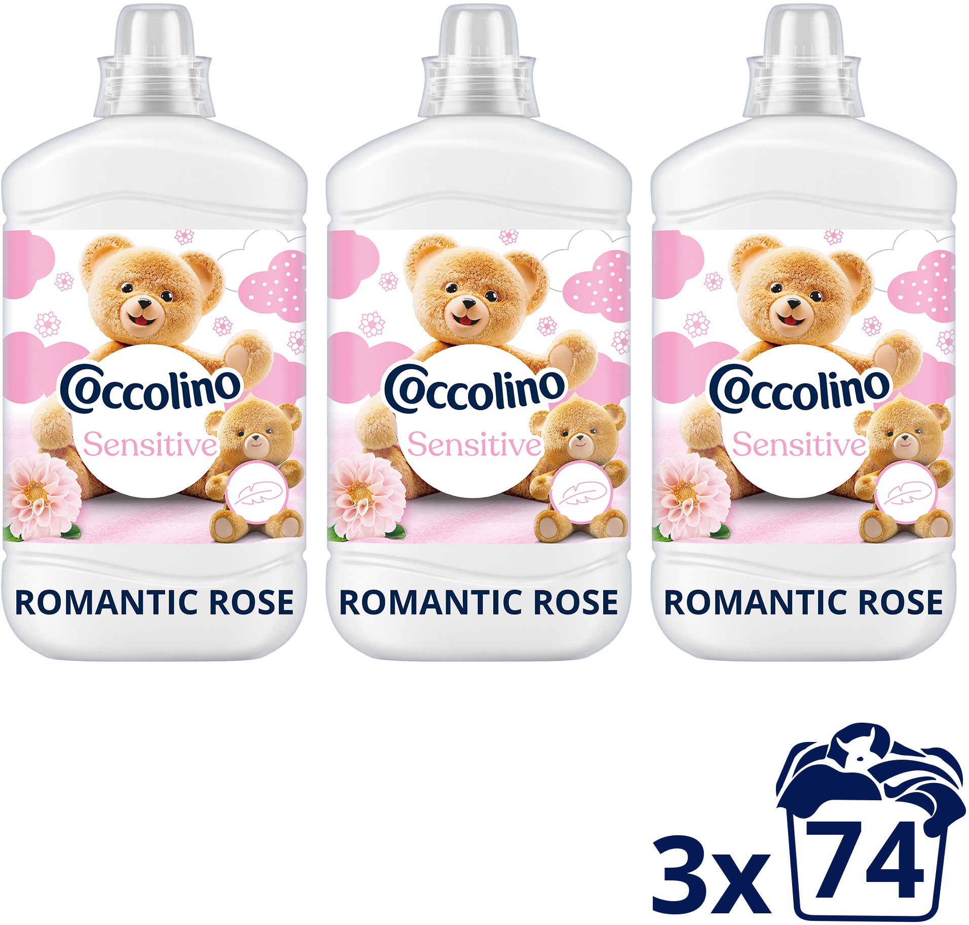 COCCOLINO Romantic Rose 3× 1,702 (74 praní)