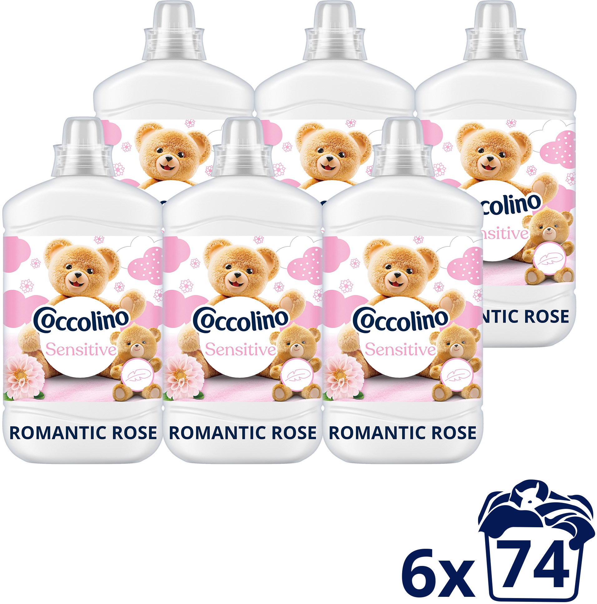 COCCOLINO Romantic Rose 6× 1,702 (74 praní)