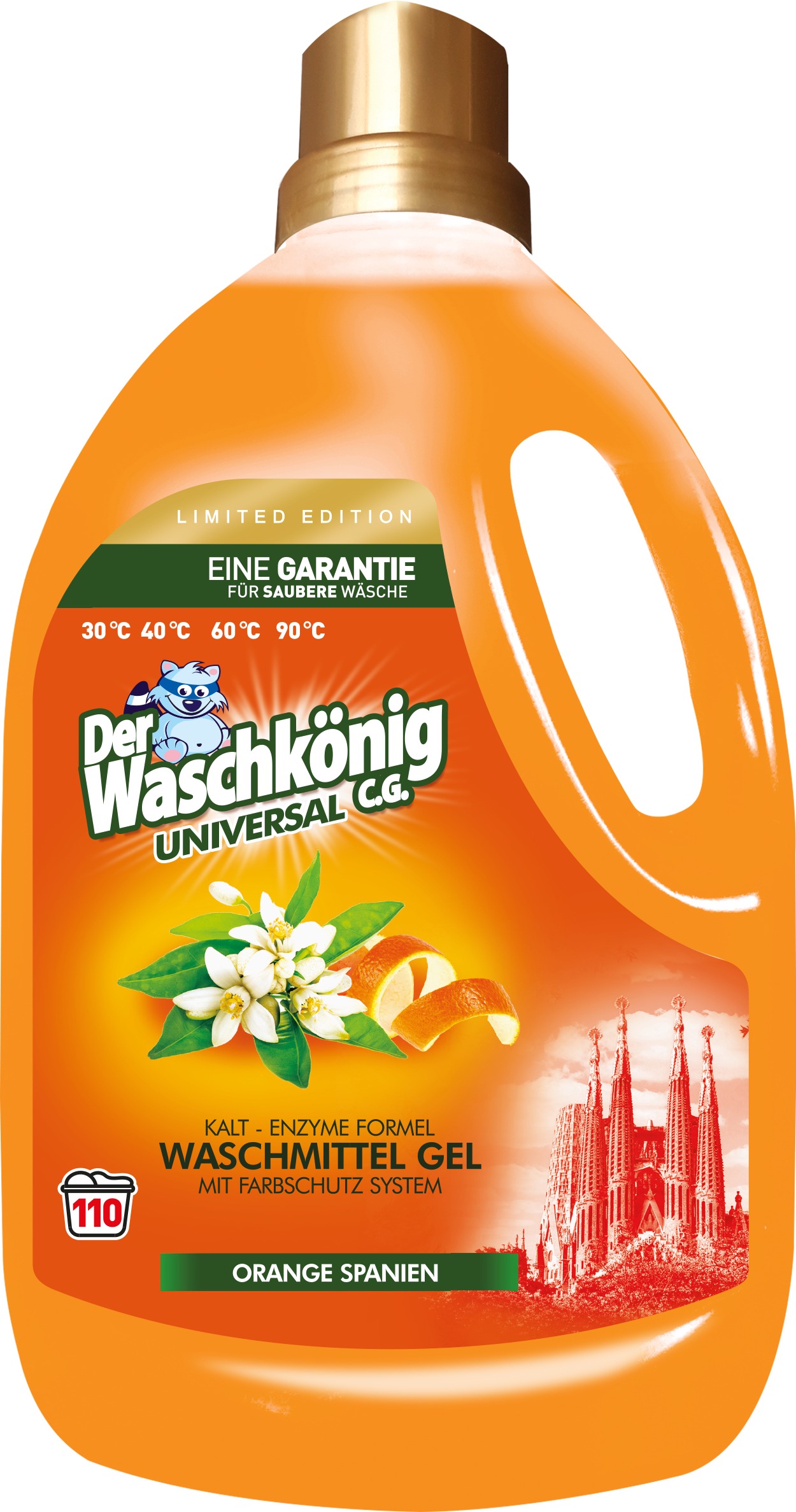 WASCHKÖNIG Universal Orange Spanien 3,305 l (110 praní)