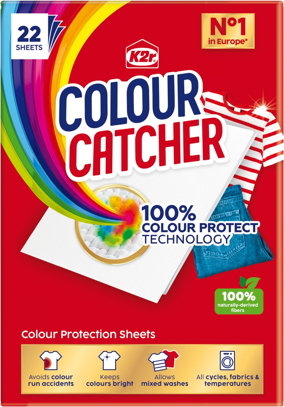 K2R Colour Catcher obrúsky na pranie 22 ks