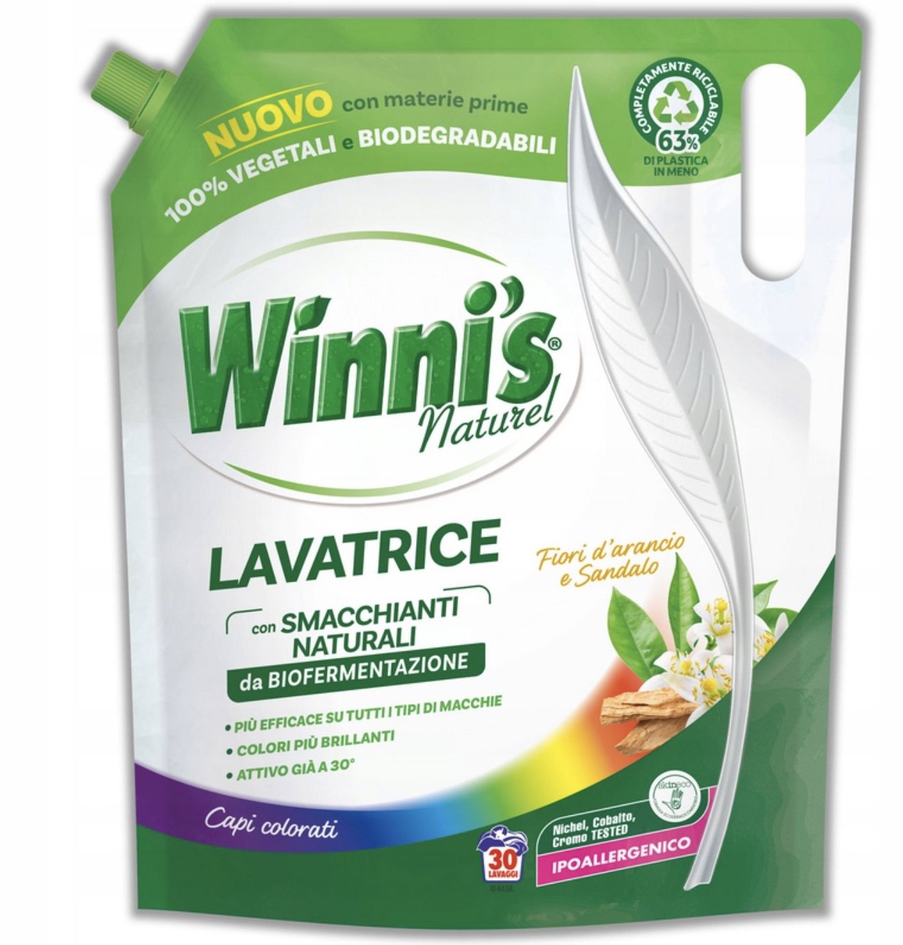 WINNI´S Fiori d´Arancio e Sandalo Color 1,35 l (30 praní)