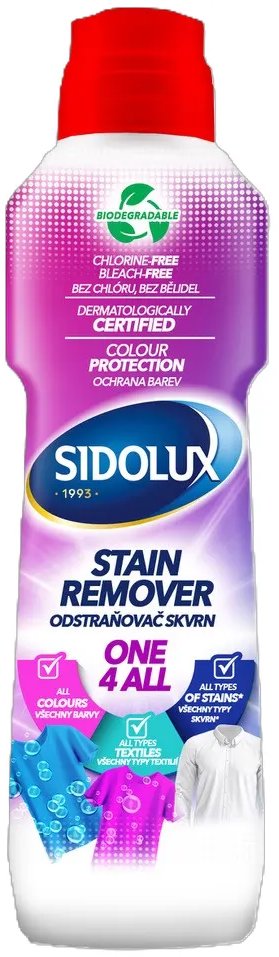 SIDOLUX Odstraňovač škvŕn s kefkou 250 ml