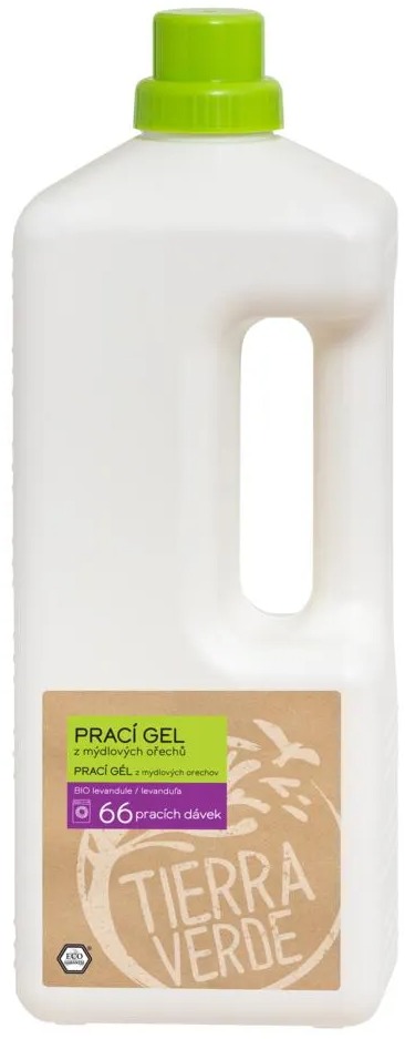 TIERRA VERDE prací gél s BIO levanduľovou silicou 2 l (66 praní)