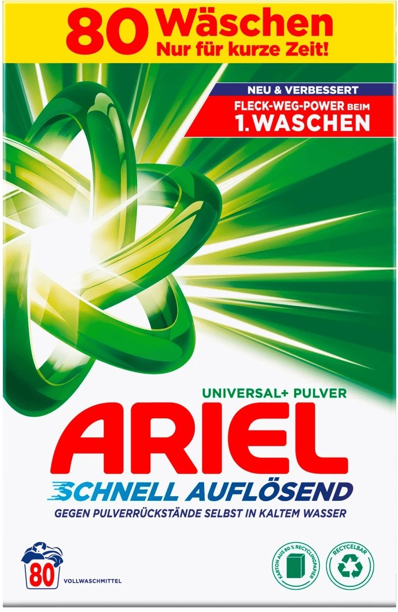 ARIEL Universal 4,8 kg (80 praní)