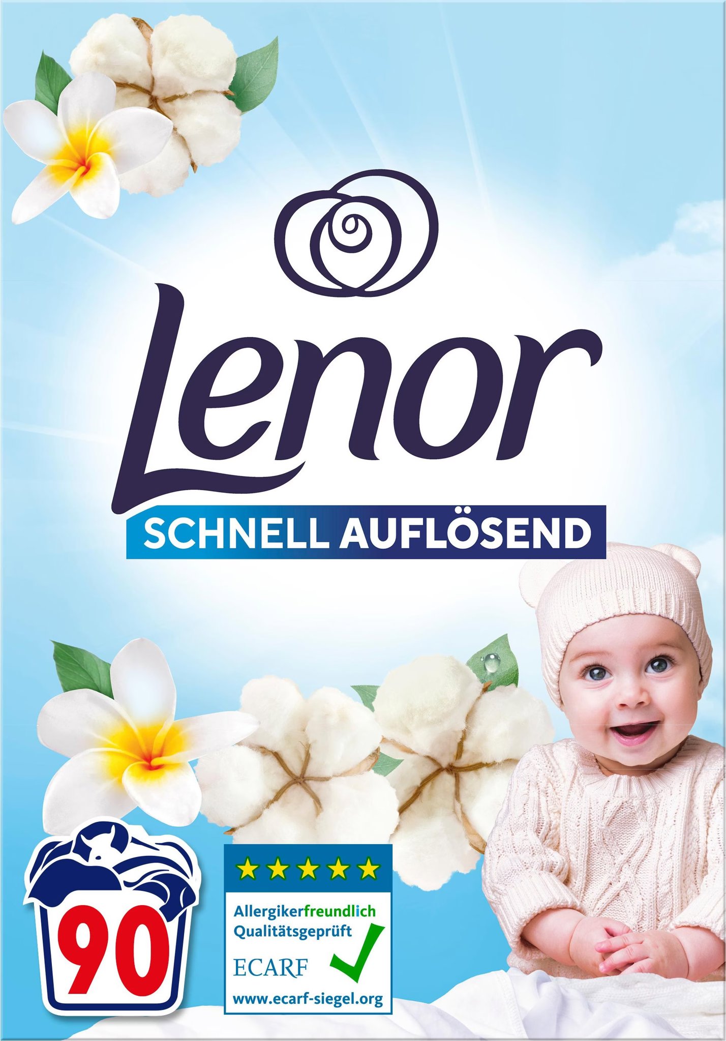 LENOR Sensitive 4,95 kg (90 praní)