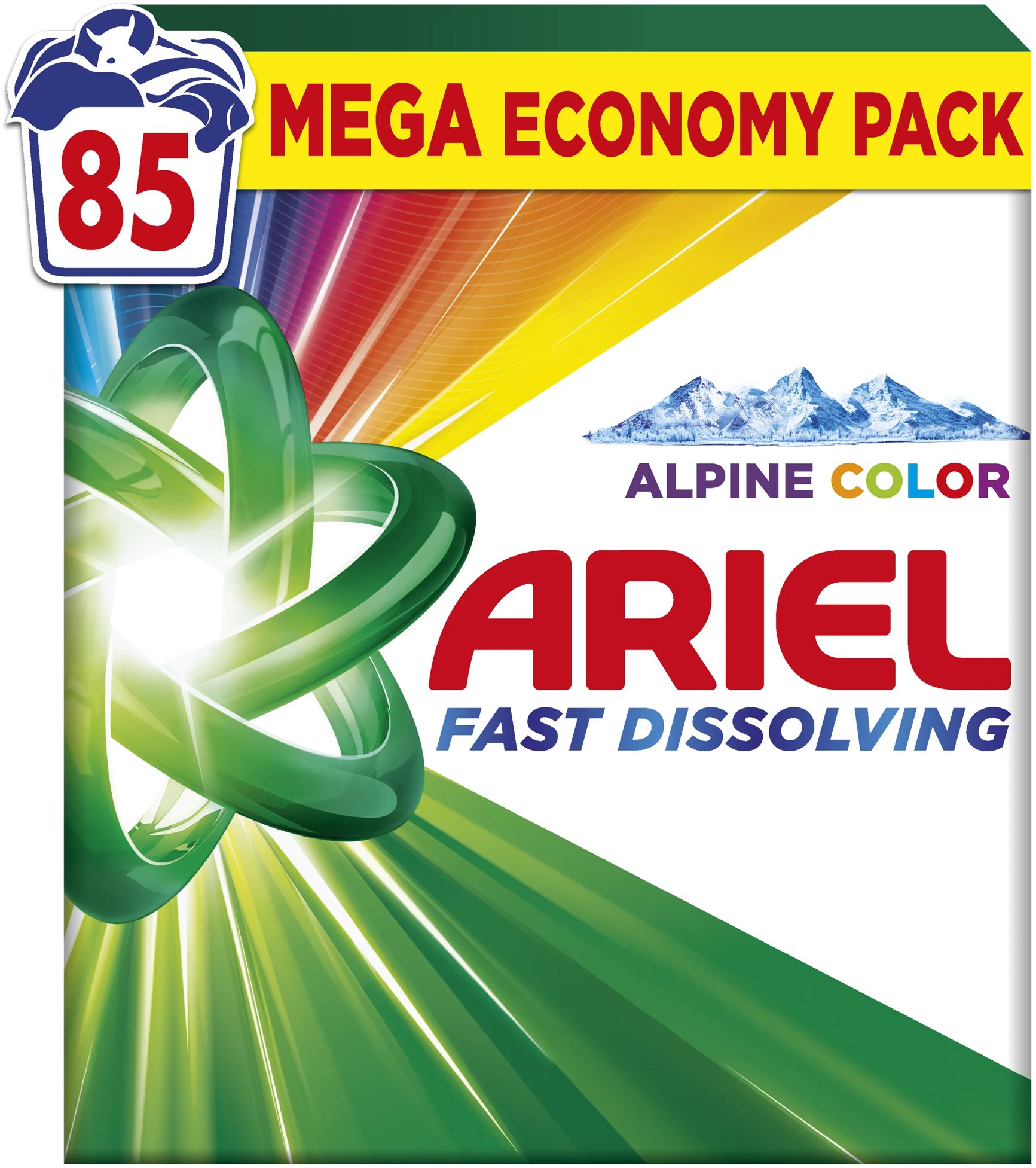 ARIEL Color 4, 675 kg (85 praní)