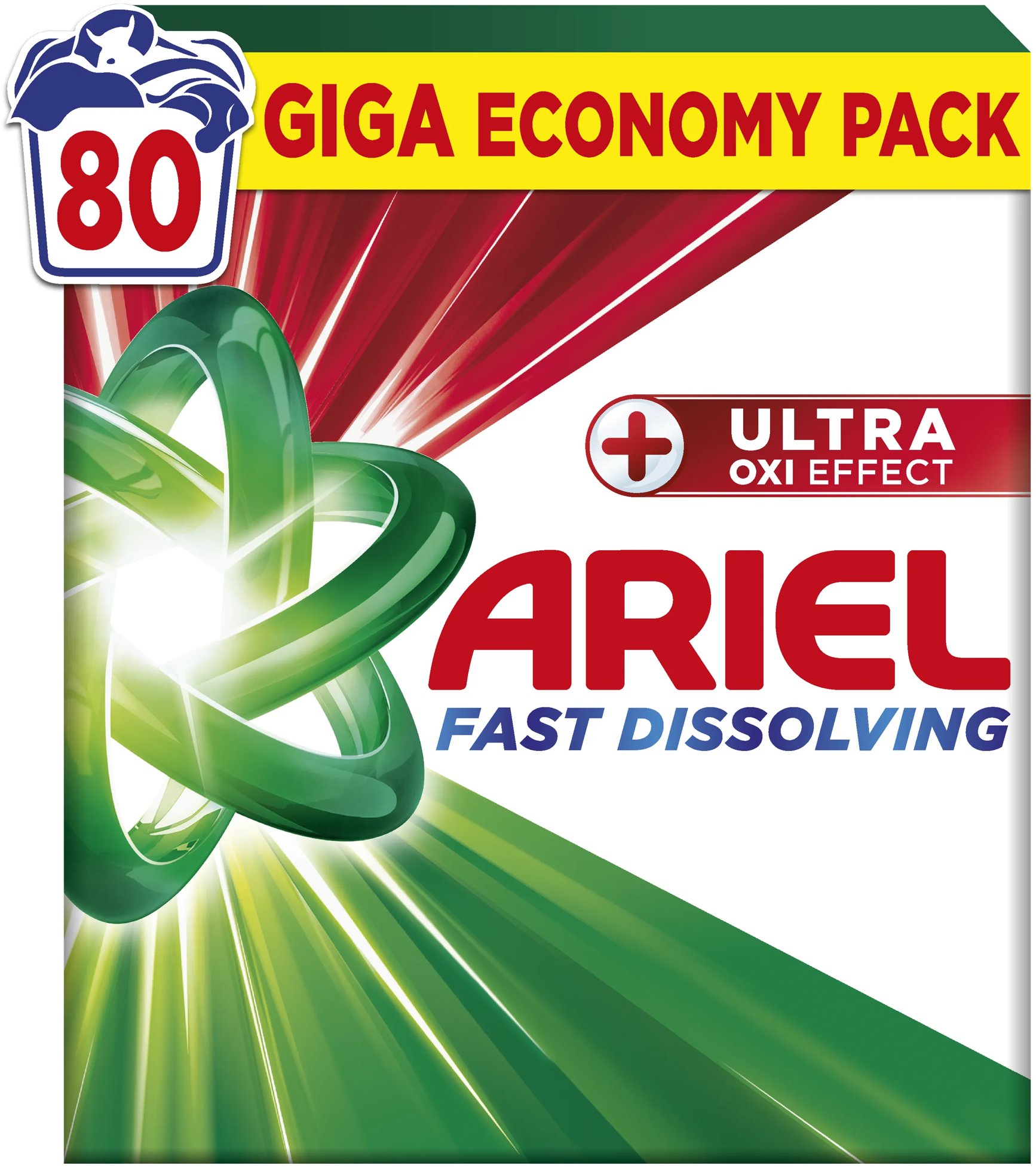 ARIEL + Ultra Oxi Effect 4,4 kg (80 praní)
