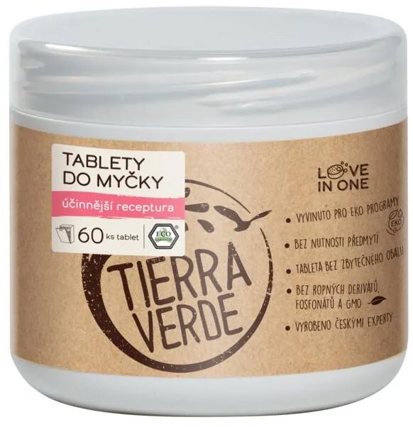 TIERRA VERDE Tablety do umývačky 60 ks