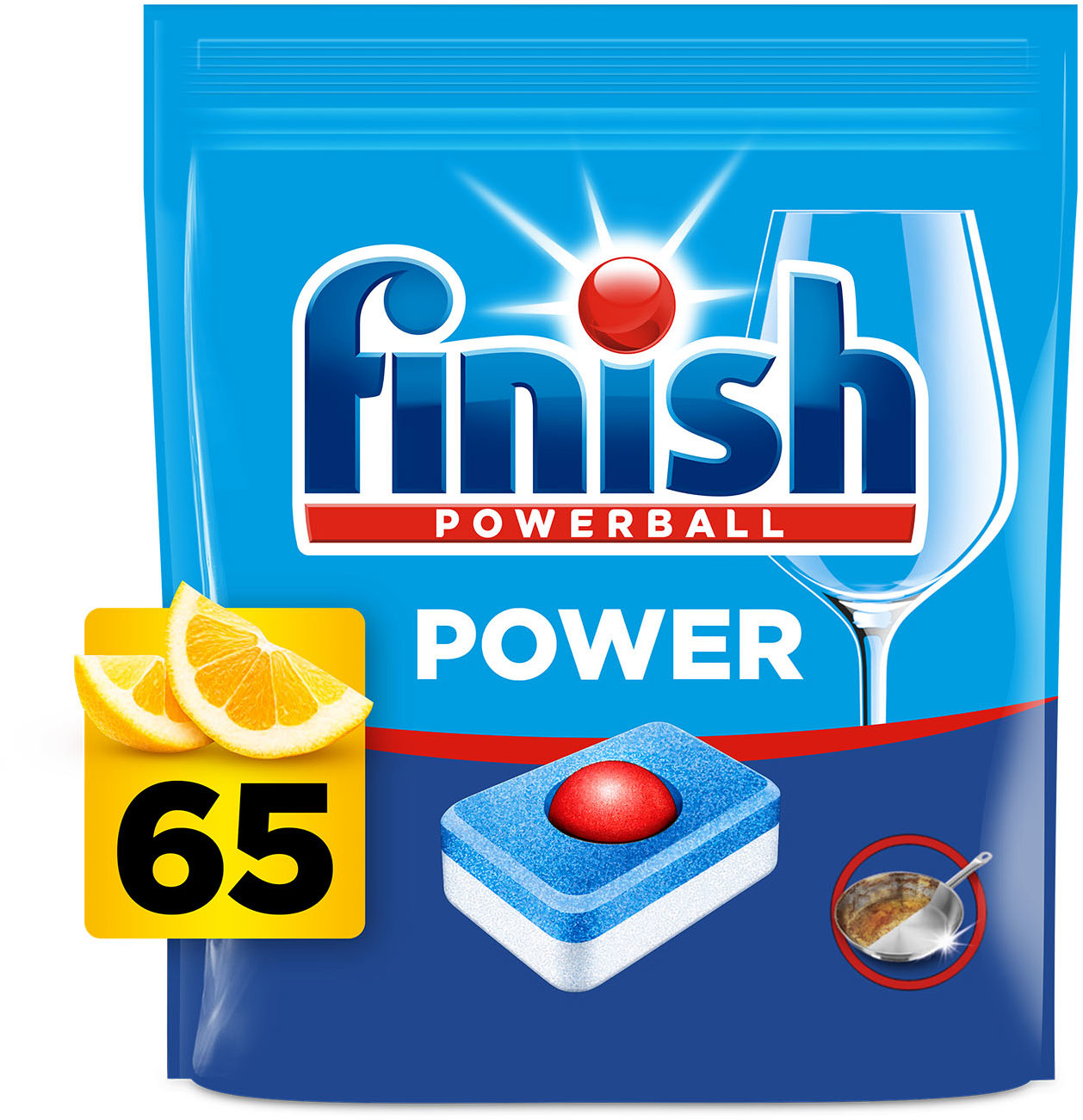 FINISH Power All in 1 Lemon 65 ks