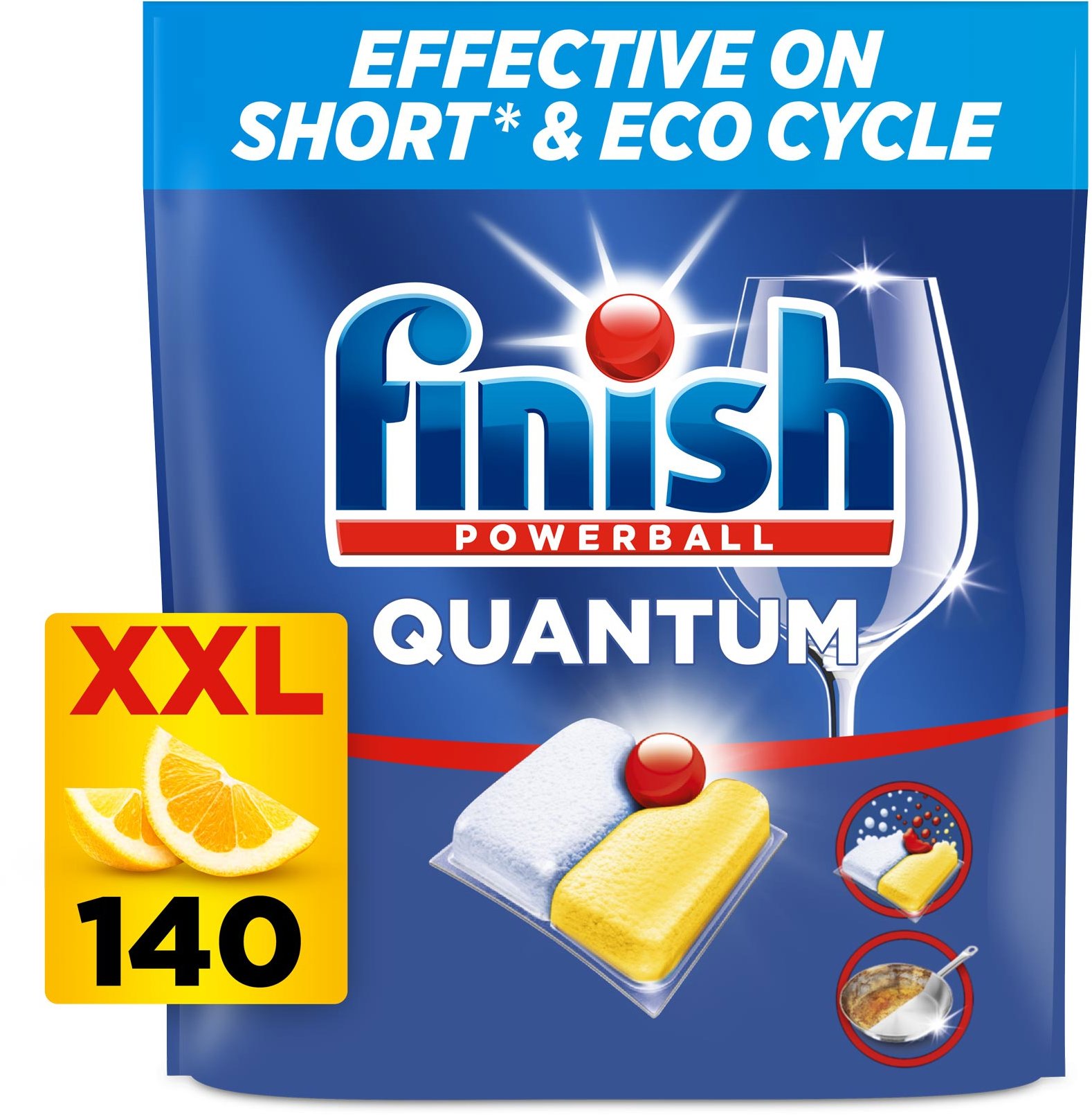 FINISH Quantum All in 1 Lemon 140 ks