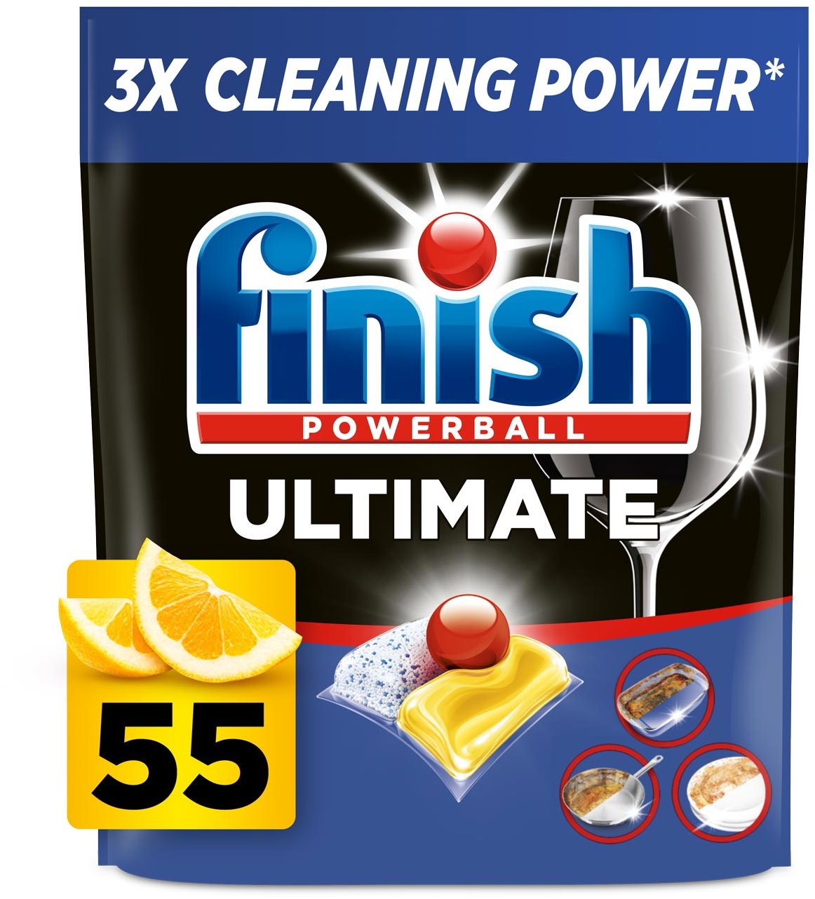FINISH Ultimate All in 1 Lemon 55 ks