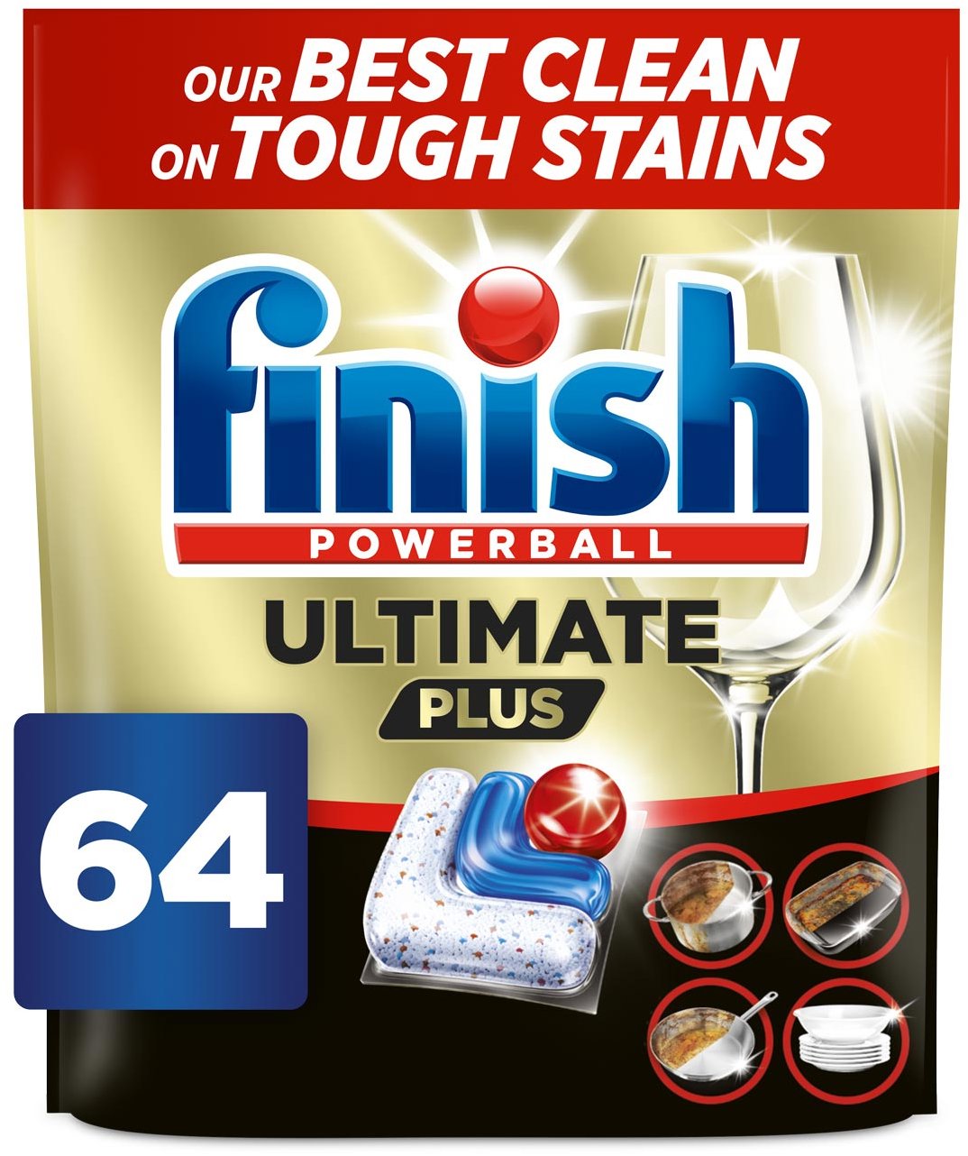 FINISH Ultimate All in 1 Plus Fresh 64 ks