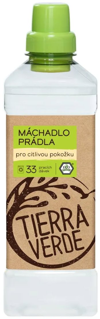 TIERRA VERDE plákadlo bielizne na citlivú pokožku 1 l (33 praní)