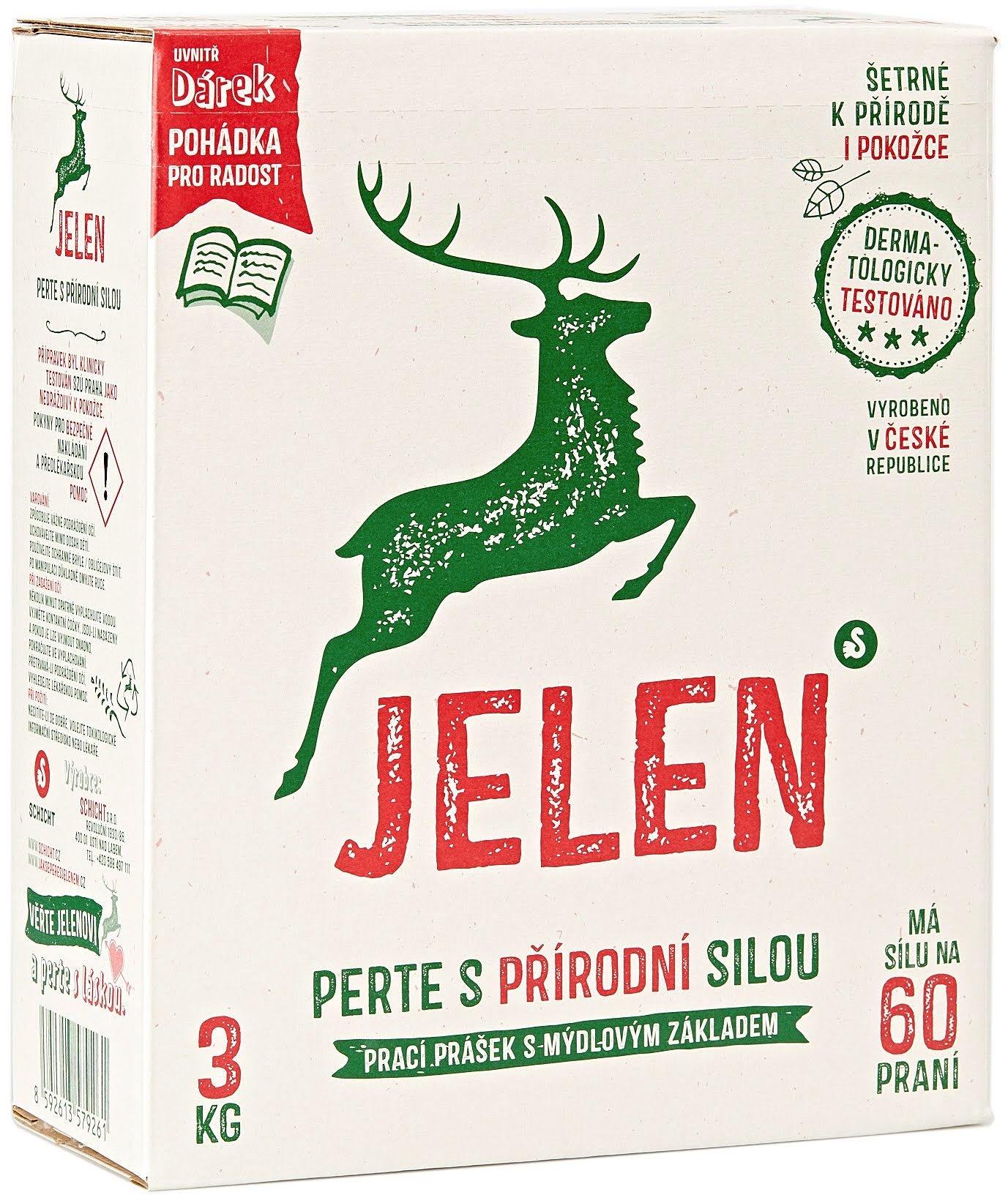 JELEN Mydlový prášok 3 kg