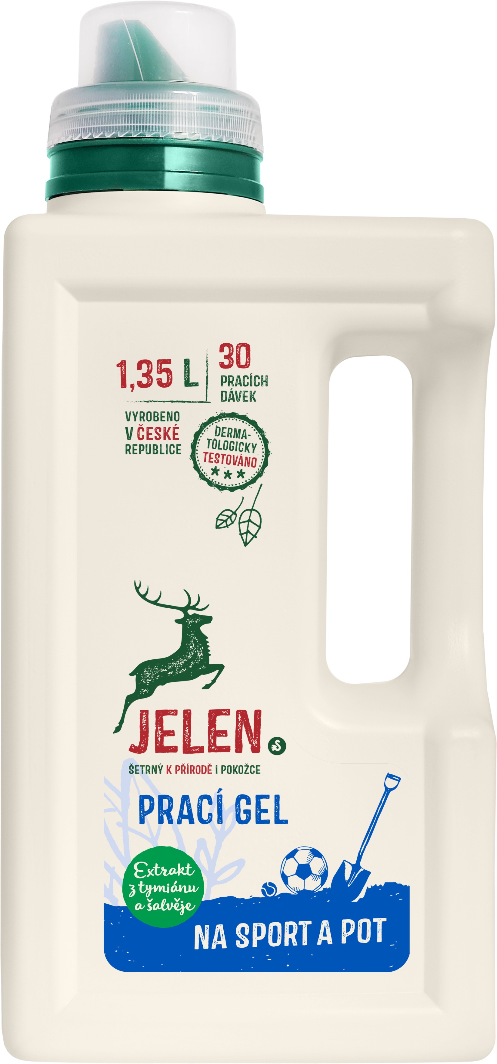 JELEN na šport a pot 1,35 l (30 praní)