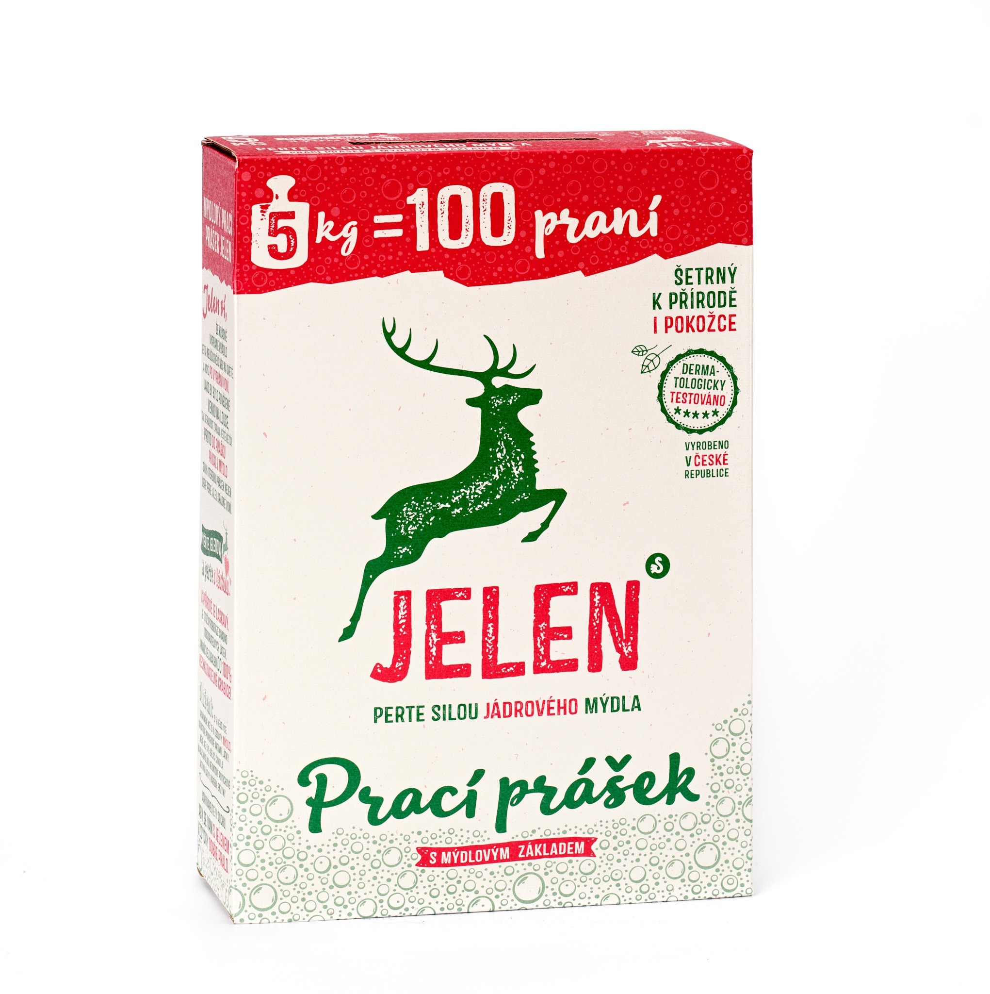 JELEN Mydlový prášok 5 kg (100 praní)