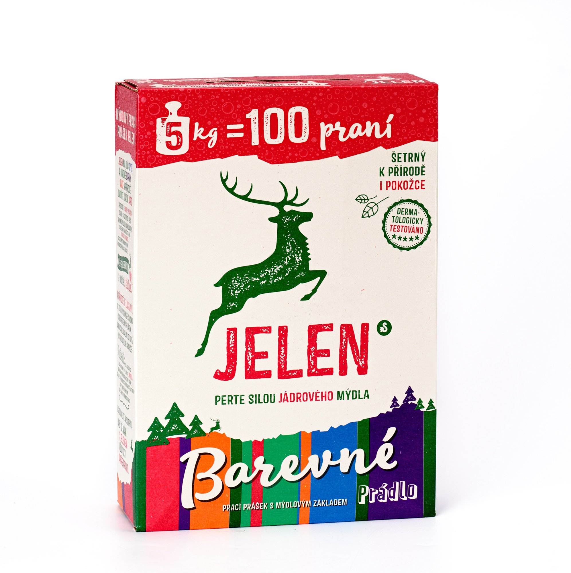 JELEN Prášok na farebnú 5 kg (100 praní)