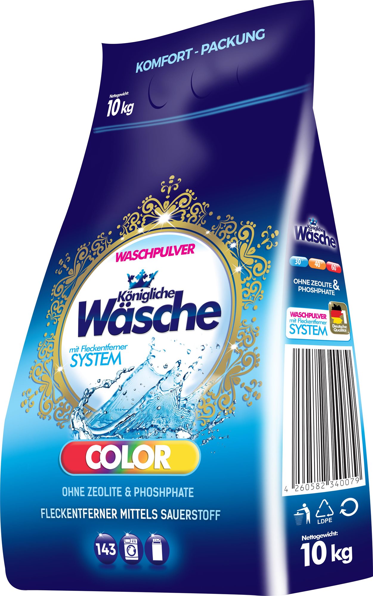 KÖNIGLICHE WÄSCHE Color 10 kg