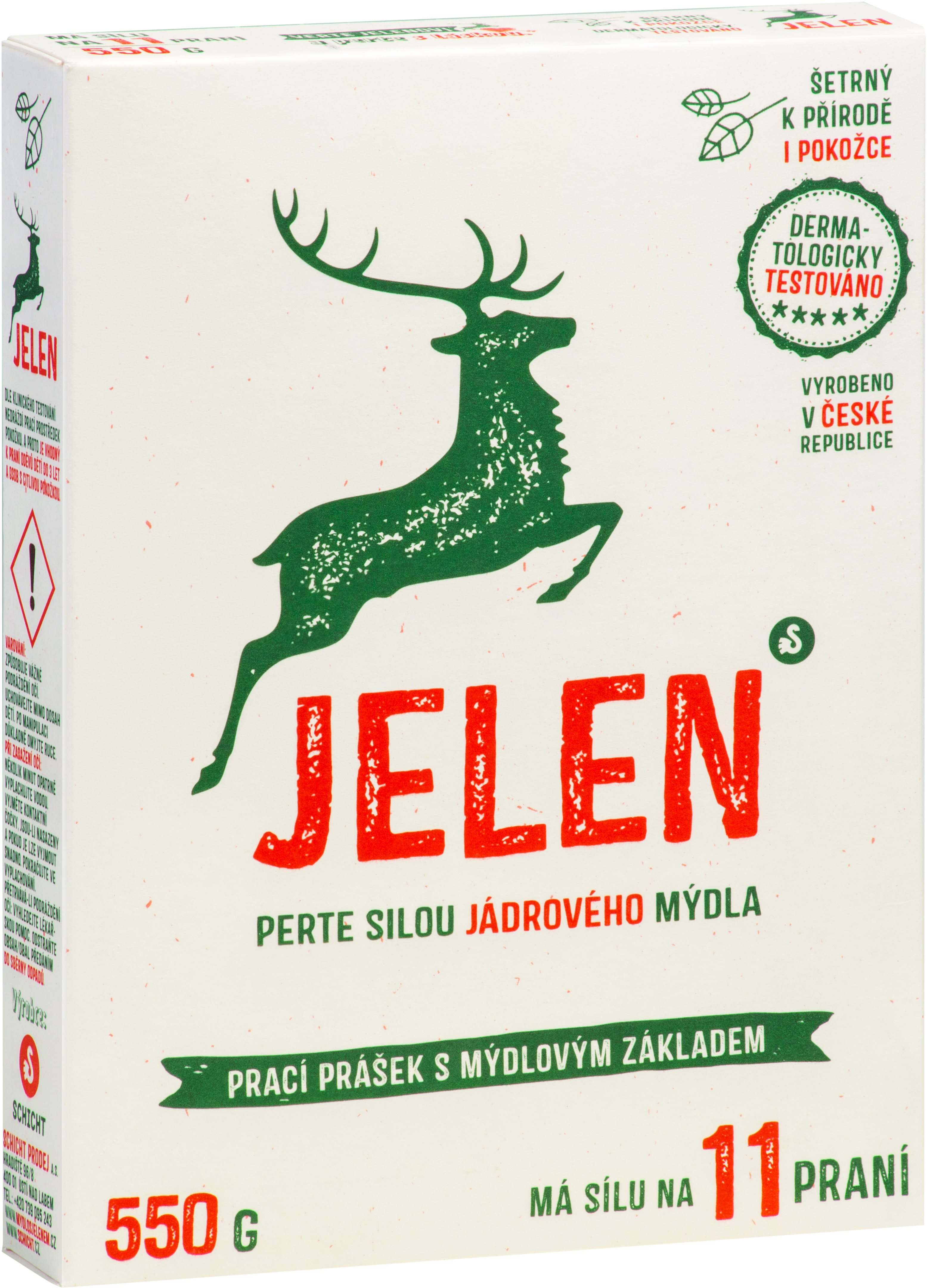 JELEN mydlový prášok 550 g (11 praní)