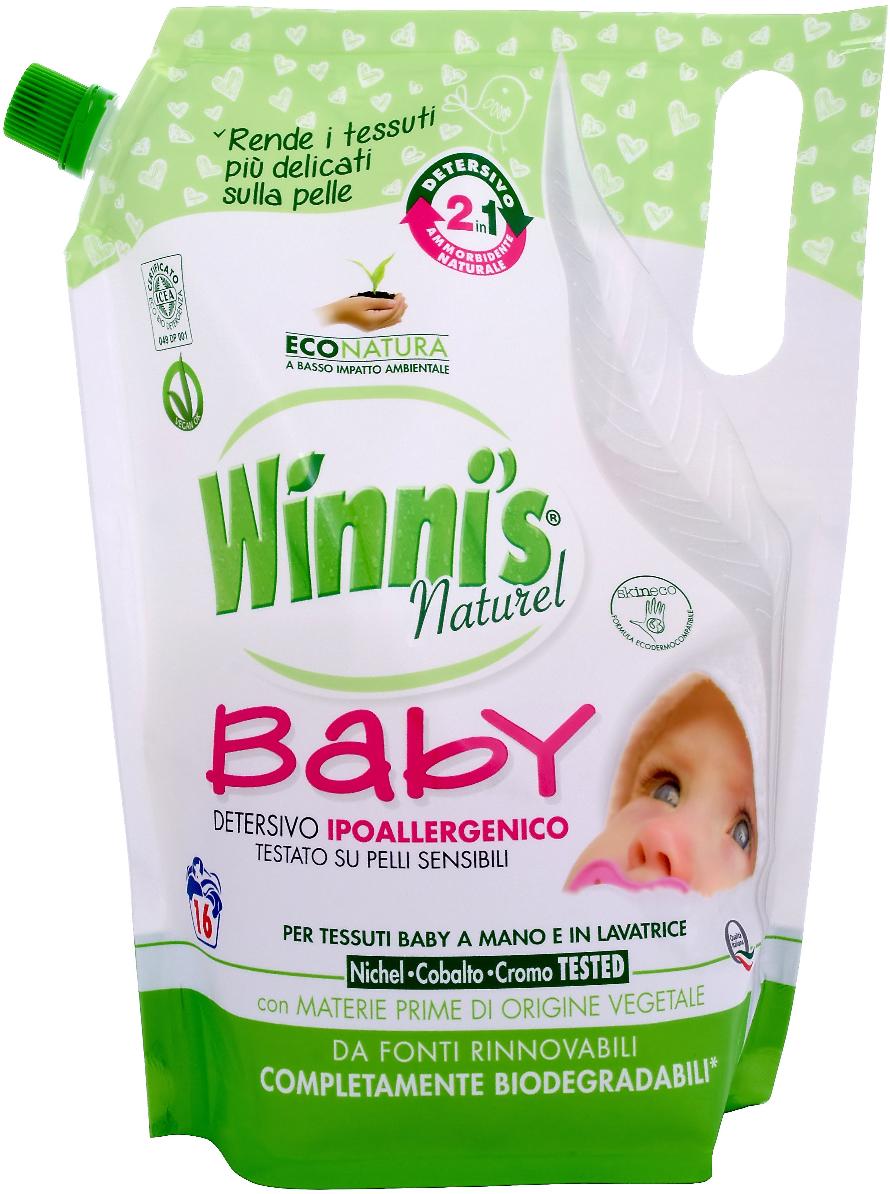 WINNI'S BABY 2v1 800 ml (16 praní )