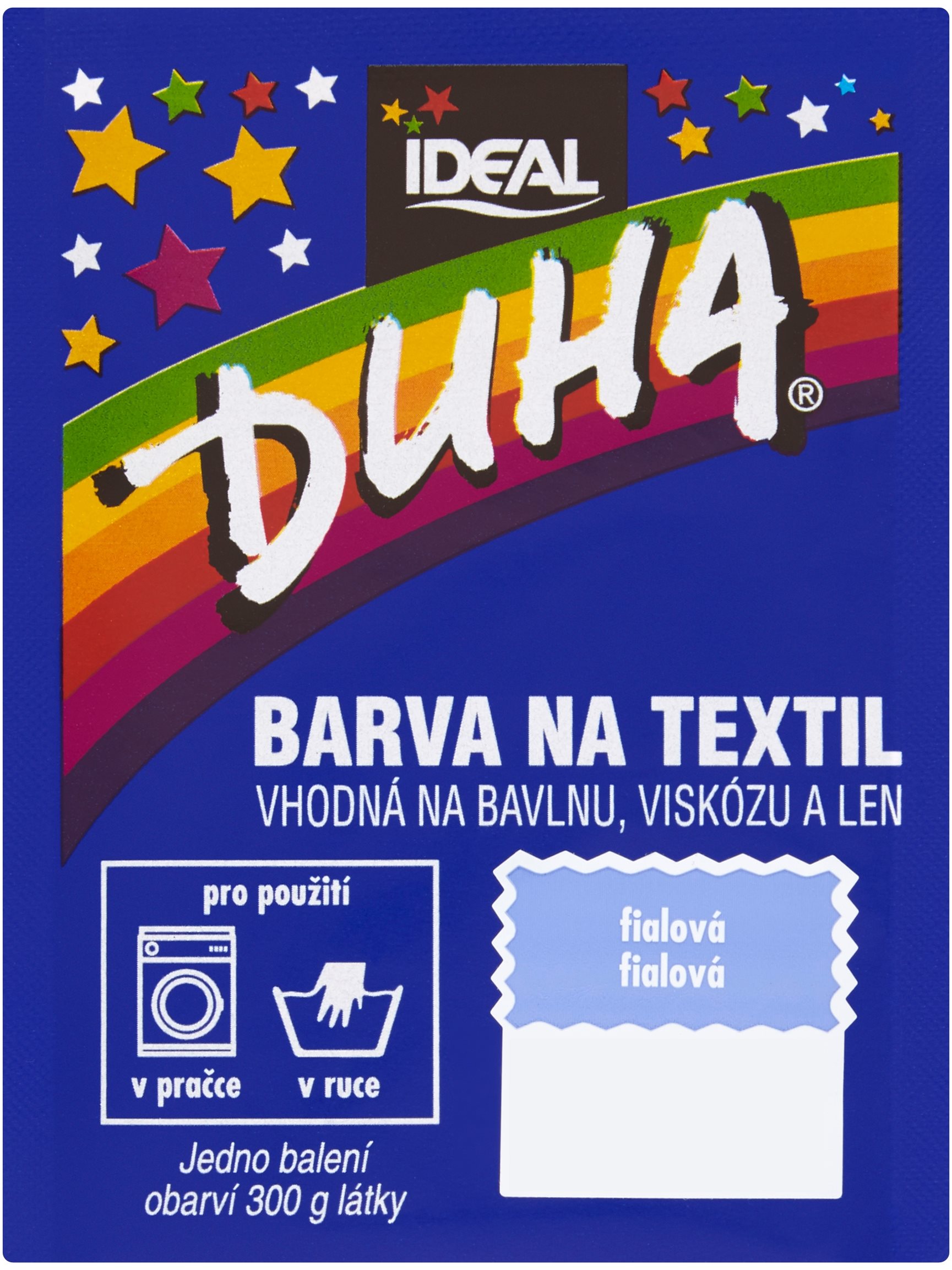 DUHA farba na textil fialová 15 g