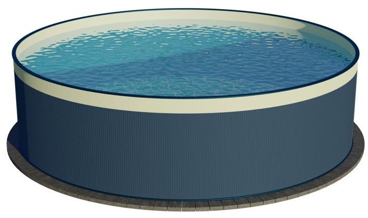 CF GROUP Bazén antracit/sand 3,5 × 0,9 m