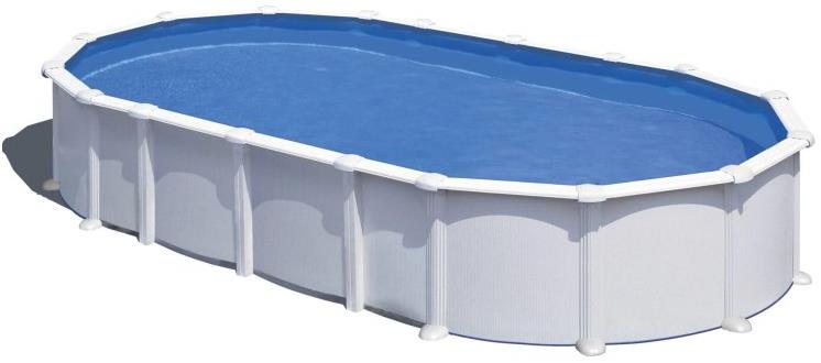 CF GROUP Bazén s konštrukciou classic white/blue 6,1 × 3,2 × 1,2 m