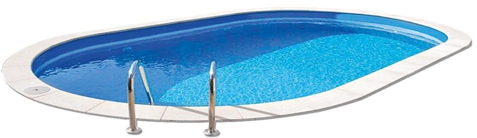 CF GROUP Bazén zabudovaný exclusiv white/blue 6 × 3,2 × 1,5 m