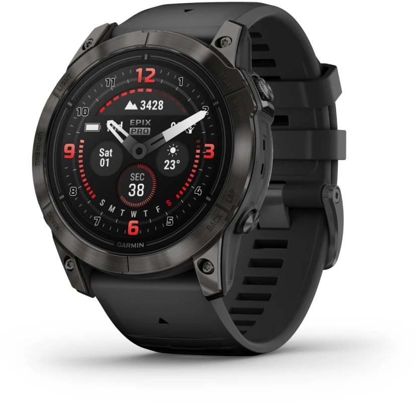Garmin Epix Pro Gen 2 51 mm Sapphire Carbon Gray DLC Titanium Black