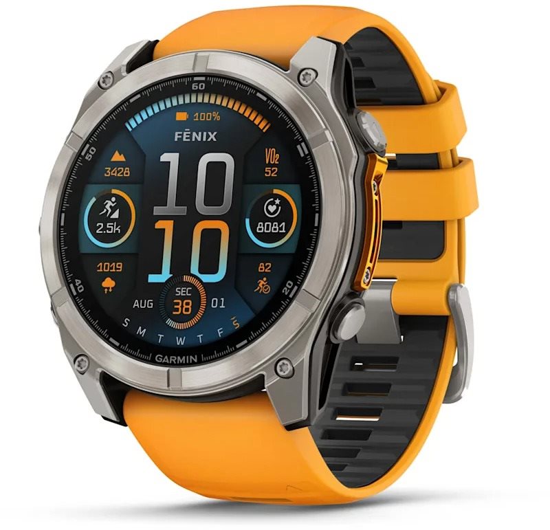 Garmin Fenix 8 51 mm AMOLED Sapphire Spark Orange/Graphite