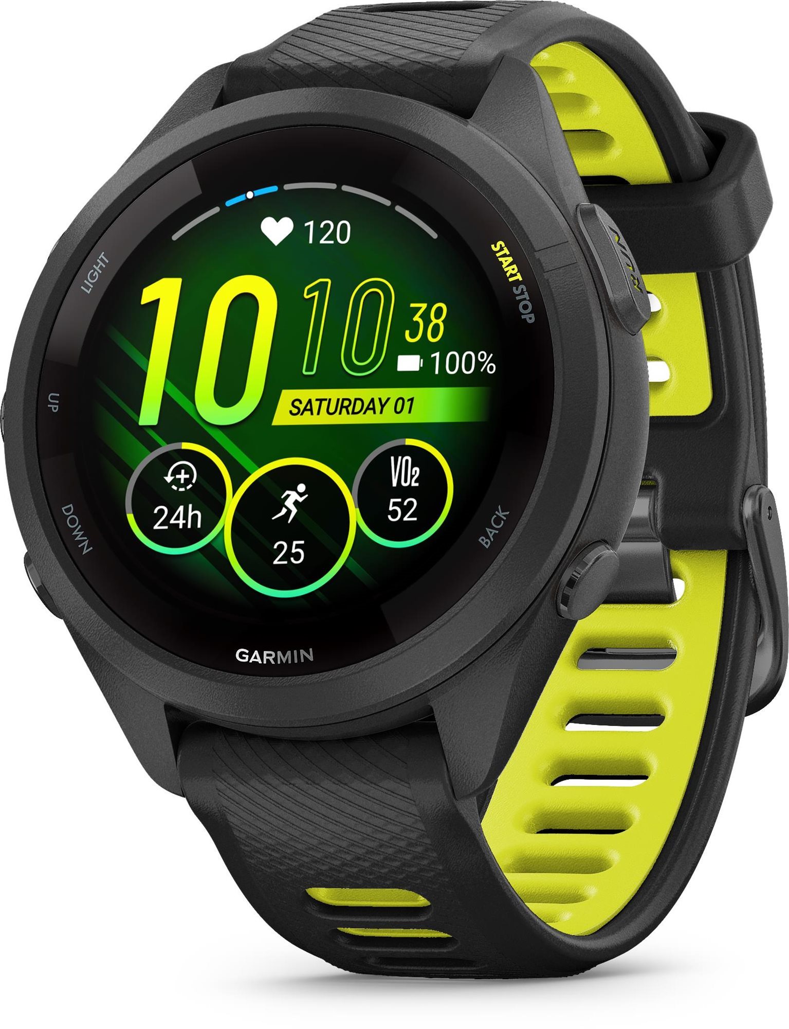 Garmin Forerunner 265S Black/Amp Yellow
