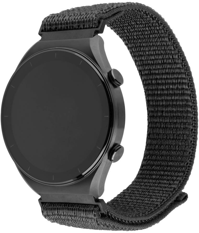 FIXED Nylon Sporty Strap na Quick Release 22 mm tmavosivý
