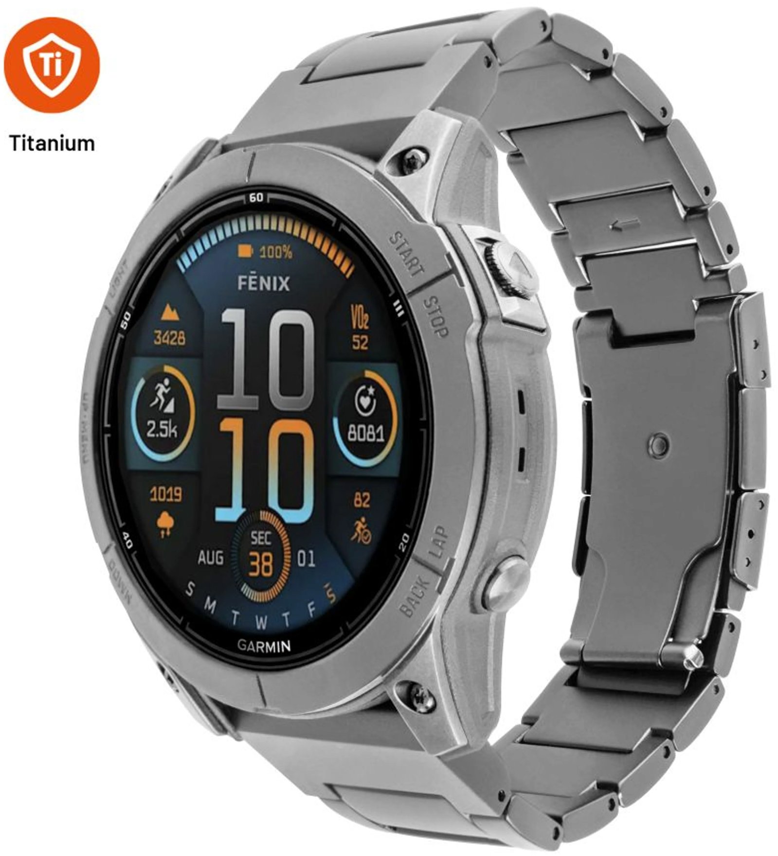 FIXED titánový na Garmin QuickFit 26 mm, prírodný titán