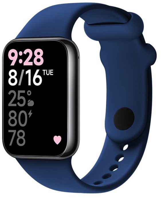 FIXED Silicone Strap na Xiaomi Redmi Watch 5/4 Smart Band 9 Pro/8 Pro modrý